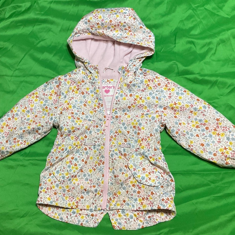 Carter's Floral Hooded Jacket
